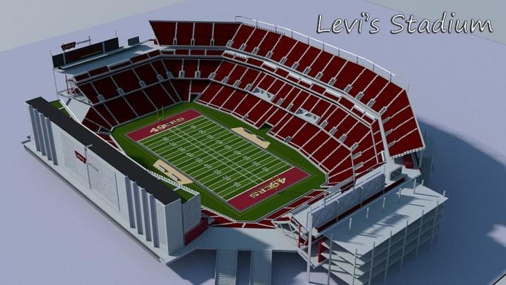 levi ' s stadion 3d kaart
