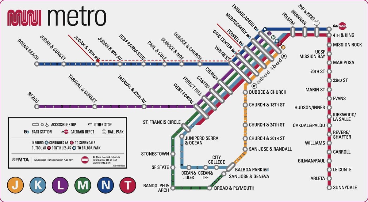 Kaart van muni ' n lijn