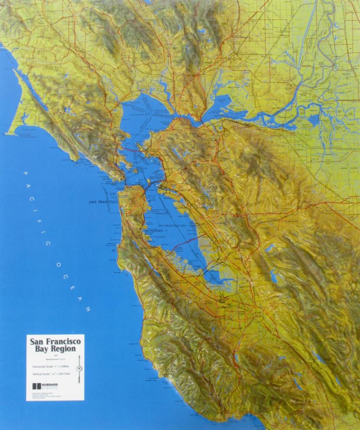 Kaart van San Francisco verlichting