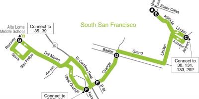 Kaart van San Francisco basisscholen